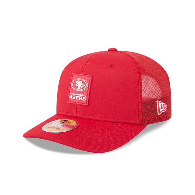 San Francisco 49ers Performance 2025 NFL Sideline Collection Red 9SEVENTY Snapback Hat - New Era - 23850110101