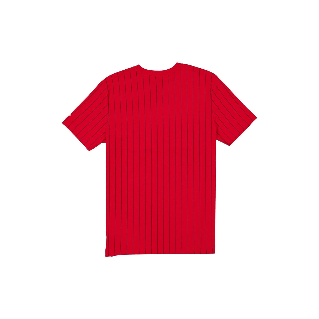 San Francisco 49ers Red & Gold New Era Throwback Pinstripe T-Shirt - New Era - 