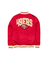 San Francisco 49ers Red Satin Classics Jacket - New Era - 