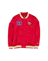 San Francisco 49ers Red Satin Classics Jacket - New Era - 