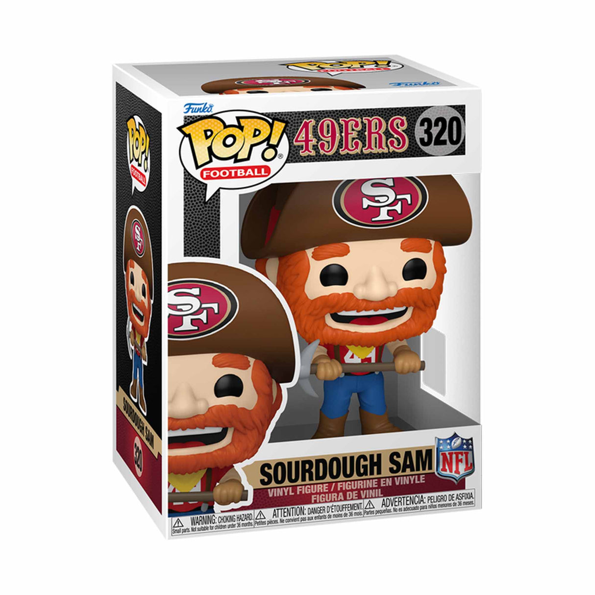 San Francisco 49ers Sourdough Sam Pop! Football Funko 320 - Funko - 