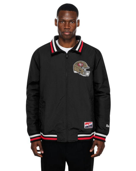 San Francisco 49ers Throwback Full - Zip Jacket – Black - New Era - 