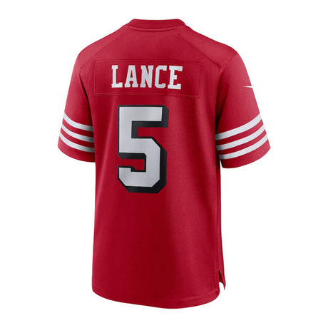 San Francisco 49ers Trey Lance Red Alternate Nike® Game Jersey - Nike - 