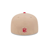 San Francisco 49ers Two - Tone Camel & Red 59FIFTY Fitted Hat - New Era - 23220410101