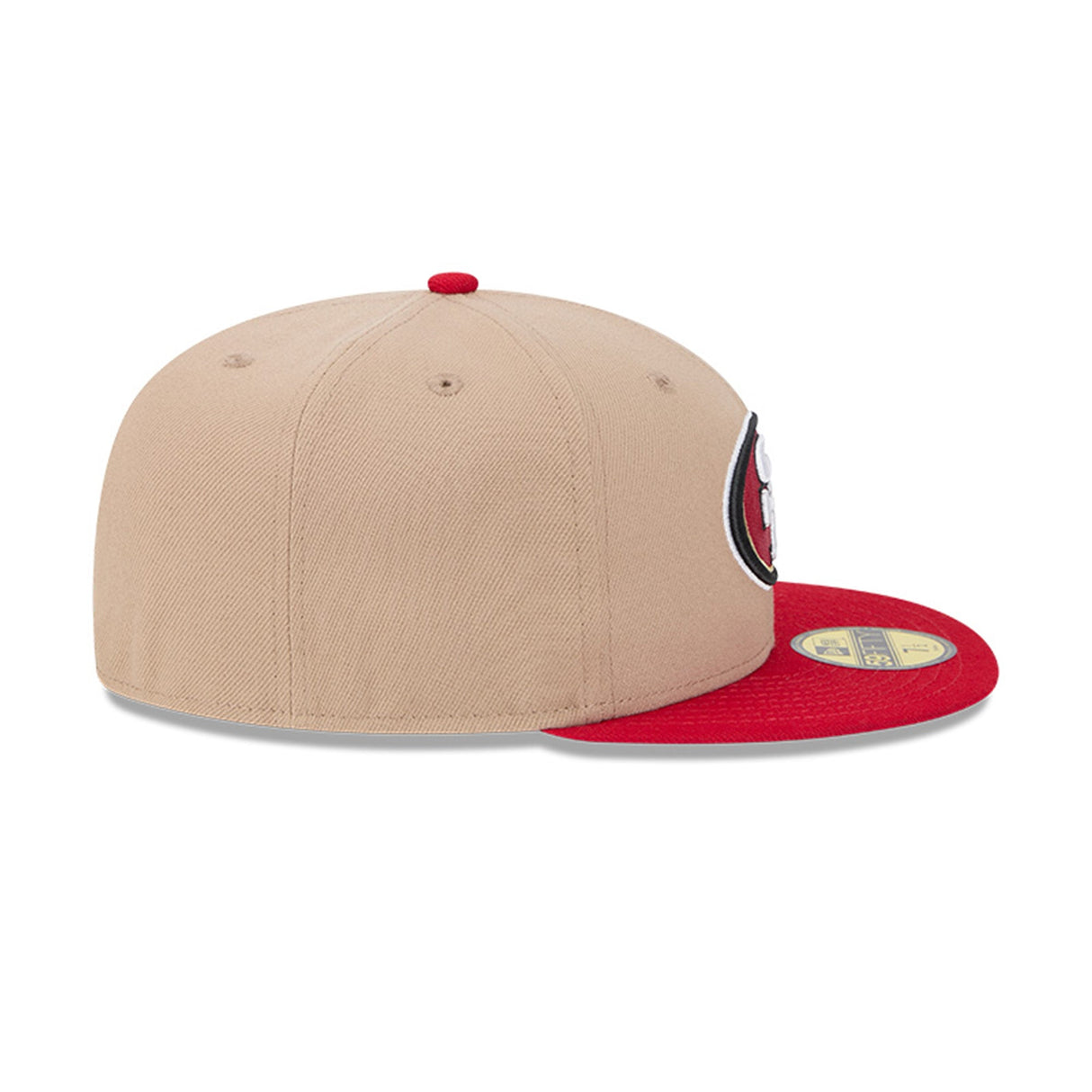 San Francisco 49ers Two - Tone Camel & Red 59FIFTY Fitted Hat - New Era - 23220410101
