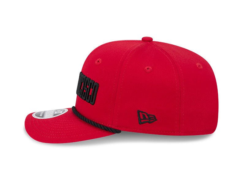 San Francisco 49ers Wordmark Red 9SEVENTY Rope Snapback Hat - New Era - 237404101