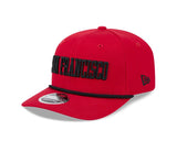 San Francisco 49ers Wordmark Red 9SEVENTY Rope Snapback Hat - New Era - 237404101