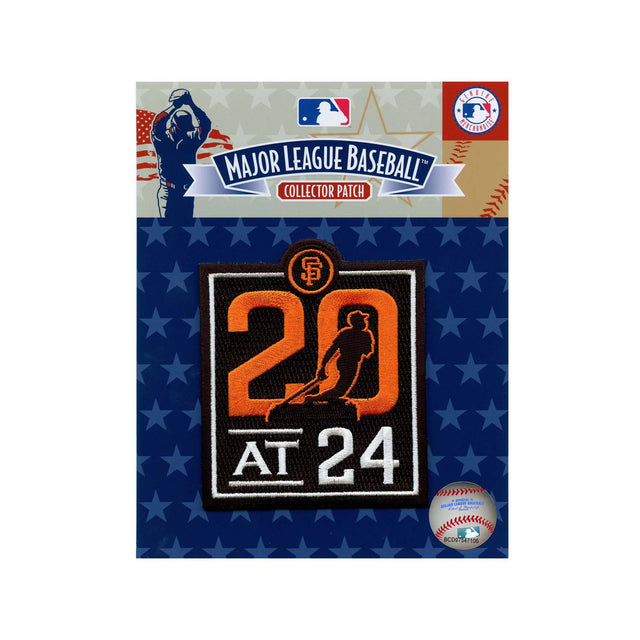 San Francisco Giants “20 at 24” Anniversary Embroidered Collector Patch - The Emblem Source - 