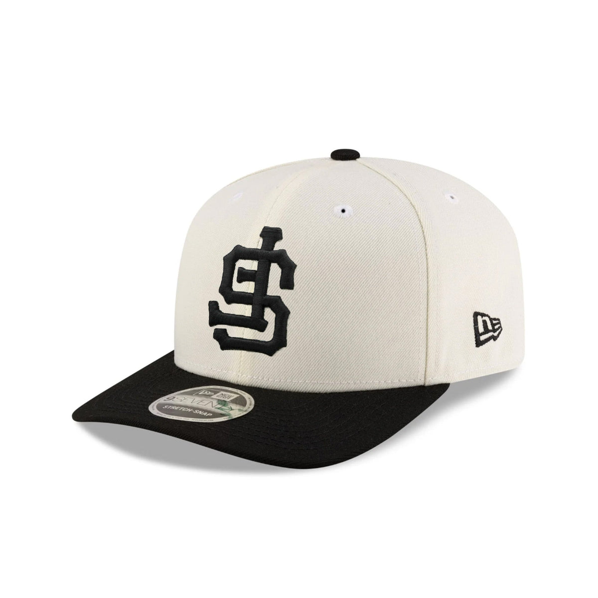 San Francisco Giants 2010 World Series Patch Chrome Black 9SEVENTY Stretch-Snap Hat - New Era - 239901413