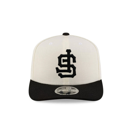 San Francisco Giants 2010 World Series Patch Chrome Black 9SEVENTY Stretch-Snap Hat - New Era - 239901413