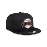 San Francisco Giants 2025 Batting Practice Black 59FIFTY Fitted Hat - New Era - 23250341301