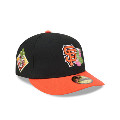 San Francisco Giants 2026 Spring Training Black & Orange 59FIFTY Pre - Curved Fitted Hat - New Era - 238622341301