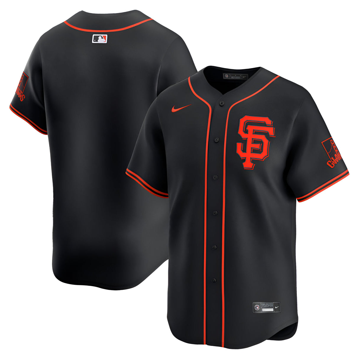 San Francisco Giants Alternate Black Limited Jersey By Nike® - Nike - 
