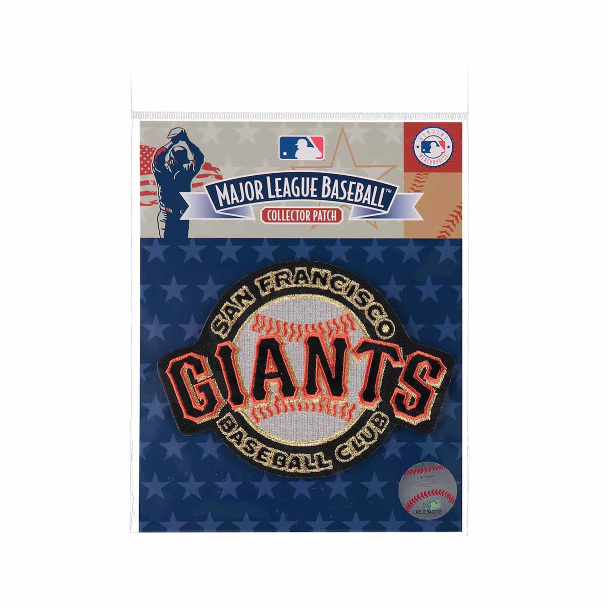 San Francisco Giants Baseball Club Wordmark Embroidered Patch - The Emblem Source - 