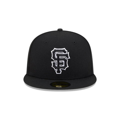 San Francisco Giants Basic Black & White Logo 59FIFTY Fitted Hat - New Era - 23011141301
