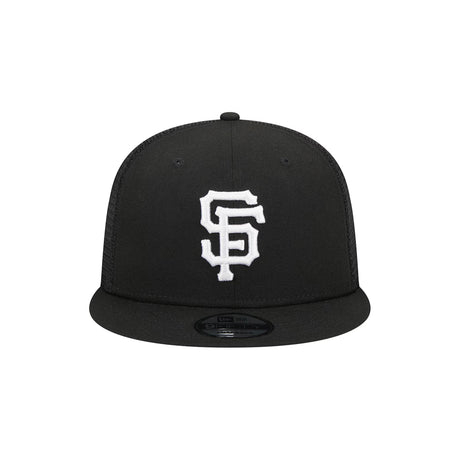 San Francisco Giants Black 9FIFTY Snapback Trucker Hat - New Era - 23012741301