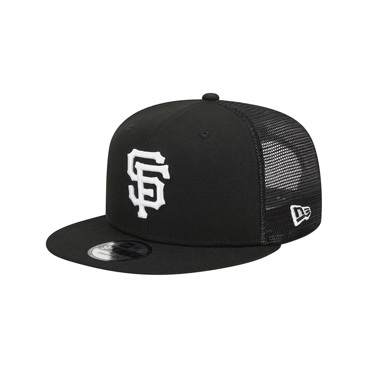 San Francisco Giants Black 9FIFTY Snapback Trucker Hat - New Era - 23012741301