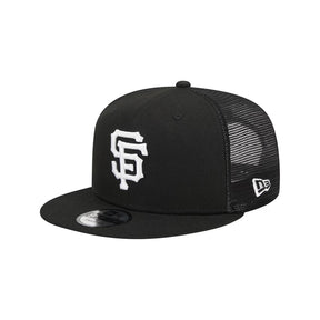 San Francisco Giants Black 9FIFTY Snapback Trucker Hat - New Era - 23012741301