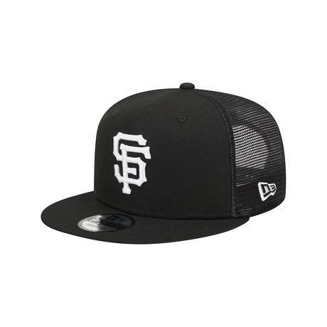 San Francisco Giants Black 9FIFTY Snapback Trucker Hat - New Era - 23012741301