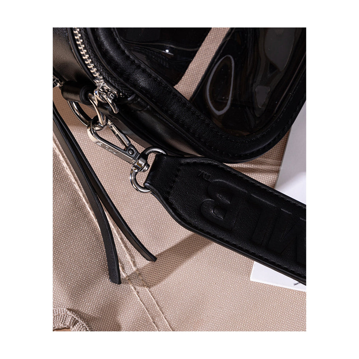 San Francisco Giants Black Clear Stadium Crossbody Bag - Montana West - 221101413