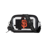San Francisco Giants Black Clear Stadium Crossbody Bag - Montana West - 221101413