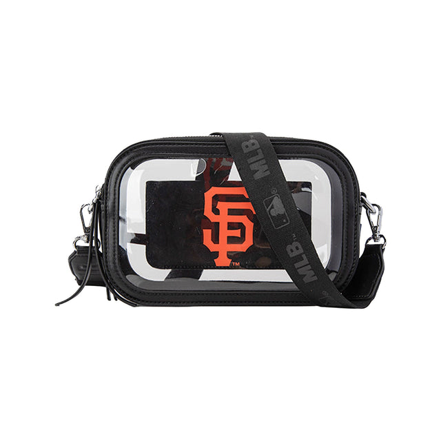 San Francisco Giants Black Clear Stadium Crossbody Bag - Montana West - 221101413