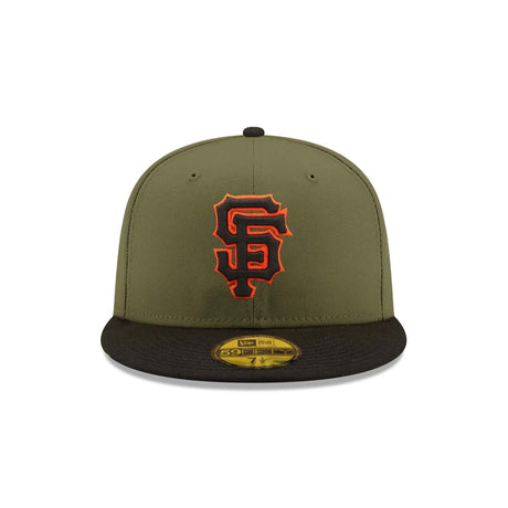 San Francisco Giants Candlestick Patch Olive & Black "Field Issue" 59FIFTY Fitted Hat - New Era - 