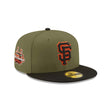 San Francisco Giants Candlestick Patch Olive & Black "Field Issue" 59FIFTY Fitted Hat - New Era - 