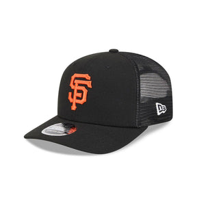 San Francisco Giants Cooperstown Collection Black 9SEVENTY Stretch - Snap Trucker Hat - New Era - 23012441303