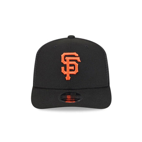 San Francisco Giants Cooperstown Collection Black 9SEVENTY Stretch - Snap Trucker Hat - New Era - 23012441303