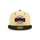 San Francisco Giants Cooperstown Collection Gold & Black 59FIFTY Fitted Hat - New Era - 23337841312