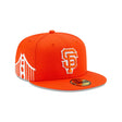 San Francisco Giants Golden Gate Bridge Side Patch Orange 59FIFTY Fitted Hat - New Era - 23310141301
