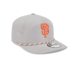San Francisco Giants Gray New Era 19TWENTY Rope Snapback Hat - New Era - 