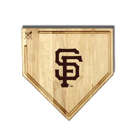 San Francisco Giants Home Plate Cutting Boards | Multiple Sizes | Multiple Designs - Baseball BBQ - 