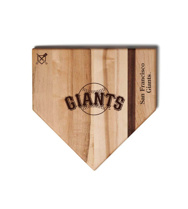 San Francisco Giants Home Plate Cutting Boards | Multiple Sizes | Multiple Designs - Baseball BBQ - 