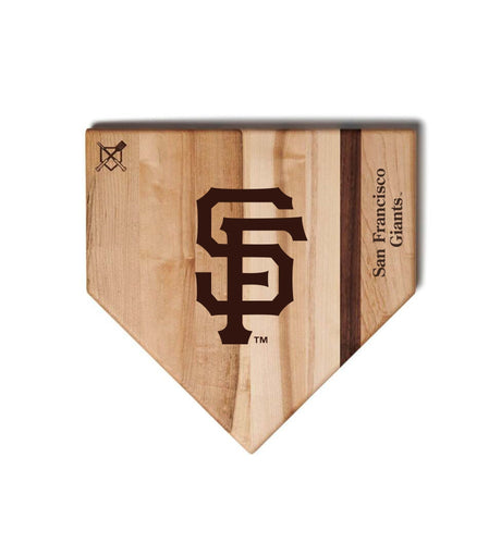 San Francisco Giants Home Plate Cutting Boards | Multiple Sizes | Multiple Designs - Baseball BBQ - 