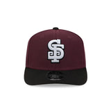 San Francisco Giants Maroon & Black 9SEVENTY Stretch Snap Hat - New Era - 23013941301