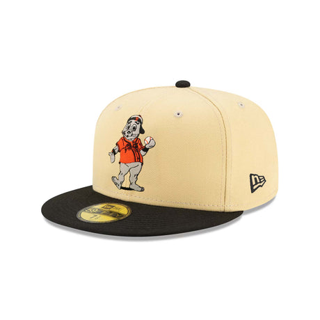 San Francisco Giants Mascot 50th Patch Cream & Black 59FIFTY Fitted Hat - New Era - 