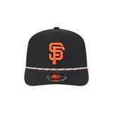 San Francisco Giants Multi - Rope Black 9SEVENTY Stretch - Snap Hat - New Era - 230125413