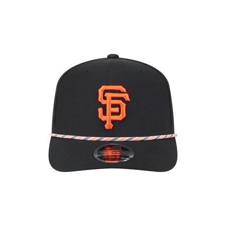 San Francisco Giants Multi - Rope Black 9SEVENTY Stretch - Snap Hat - New Era - 230125413
