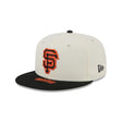 San Francisco Giants On Deck Cream & Black 59FIFTY Fitted Hat - New Era - 23051841301