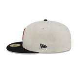 San Francisco Giants On Deck Cream & Black 59FIFTY Fitted Hat - New Era - 23051841301