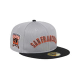 San Francisco Giants Pivot Mesh Gray 59FIFTY Fitted Hat - New Era - 23052441301