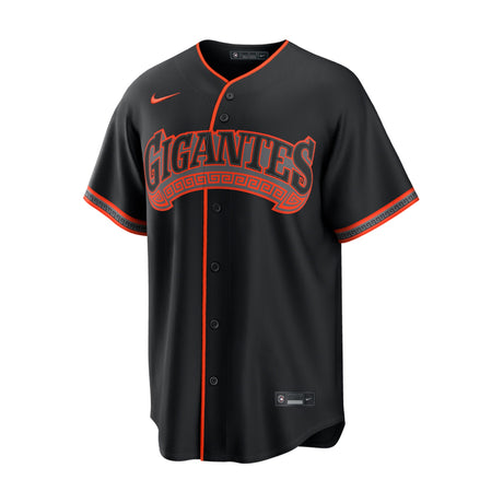 San Francisco Giants Rafael Devers 16 Black Alternate Replica Jersey - Nike - 235905413201