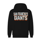 San Francisco Giants Script Black Full Zip Hoodie - New Era - 23410441301