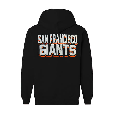 San Francisco Giants Script Black Full Zip Hoodie - New Era - 23410441301