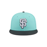 San Francisco Giants Two - Tone Turquoise & Charcoal 59FIFTY Fitted Hat - New Era - 23010741301