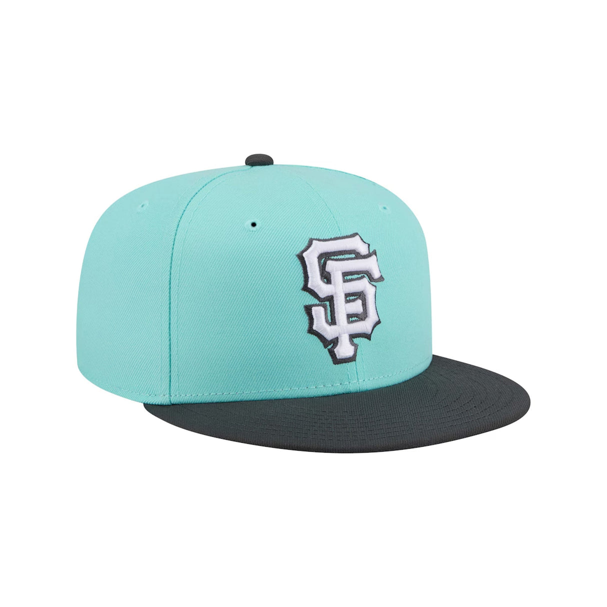 San Francisco Giants Two - Tone Turquoise & Charcoal 59FIFTY Fitted Hat - New Era - 23010741301