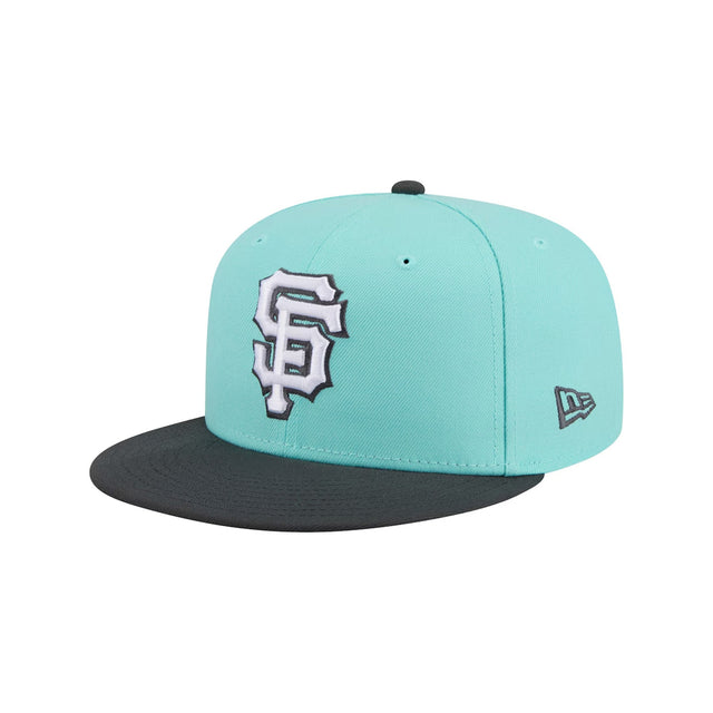 San Francisco Giants Two - Tone Turquoise & Charcoal 59FIFTY Fitted Hat - New Era - 23010741301