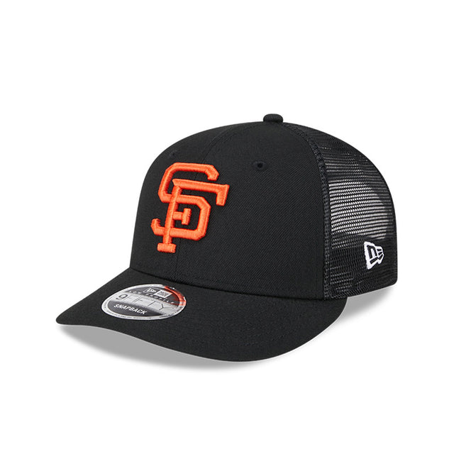 San Fransisco Giants Cooperstown Collection Black 9FIFTY Snapback Trucker Hat - New Era - 23010141301